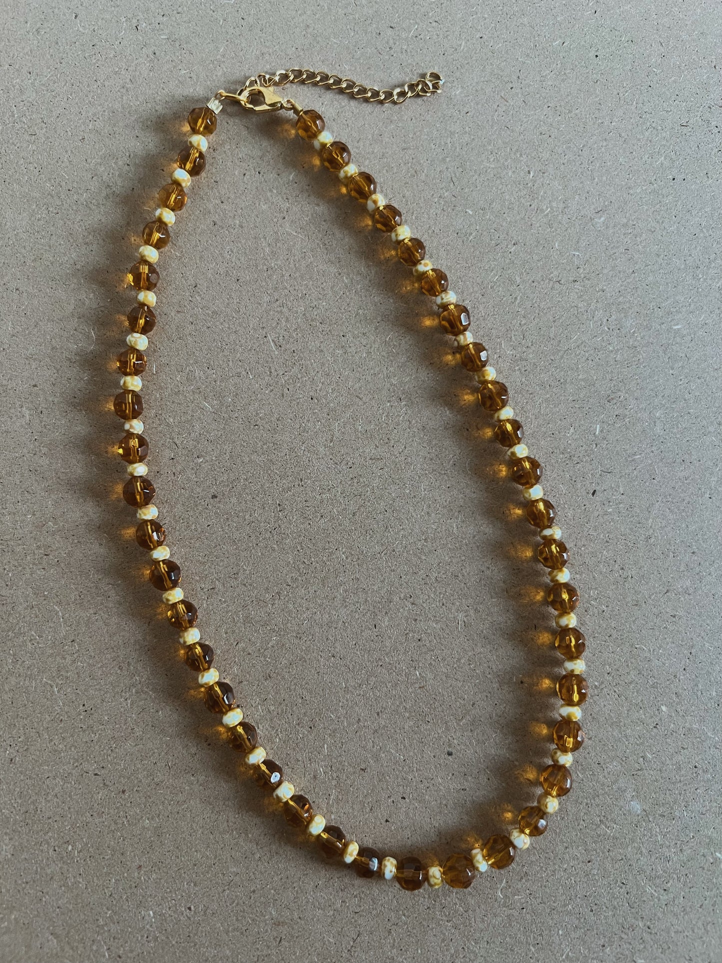 Honeycomb Beaded Necklace