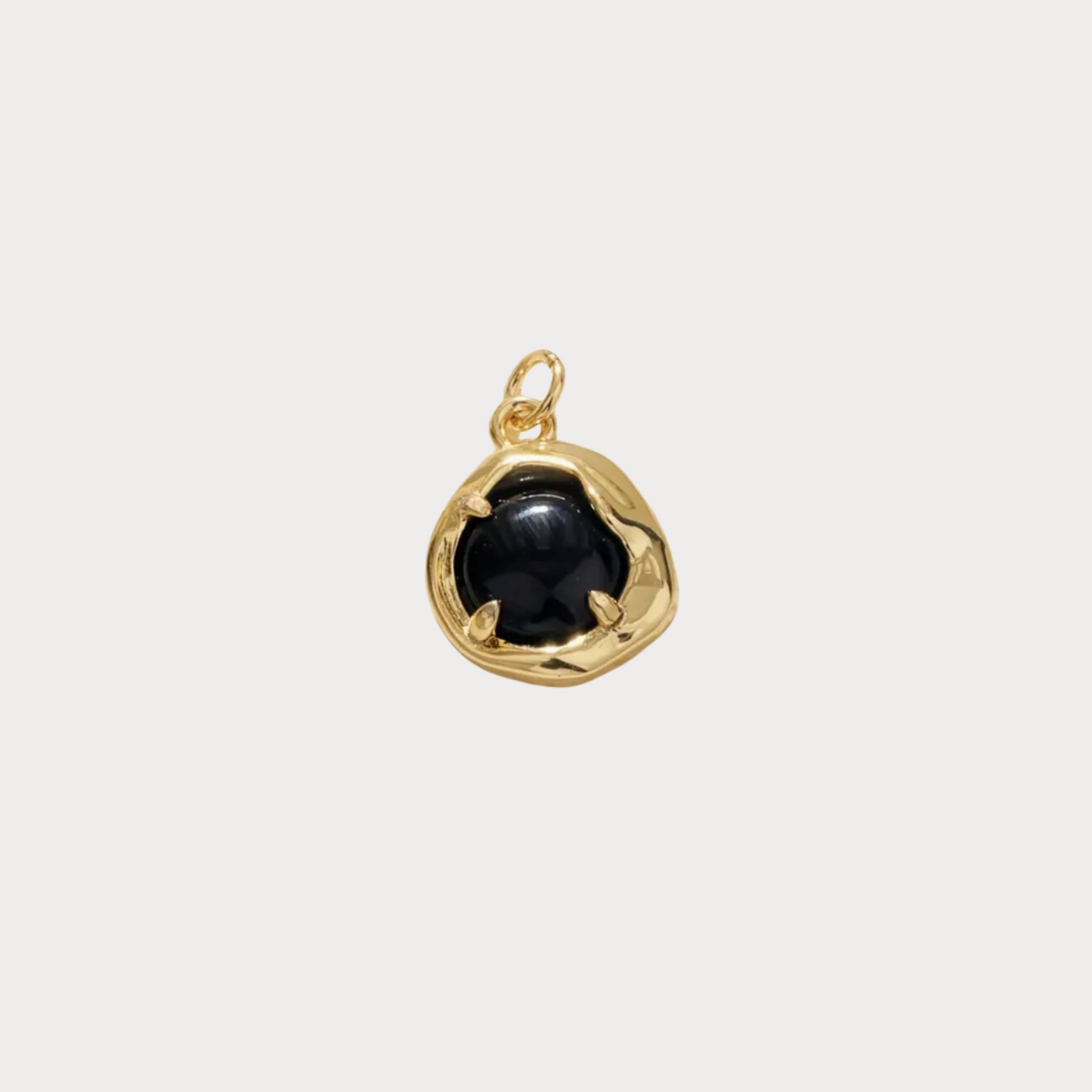 Black Circle Charm