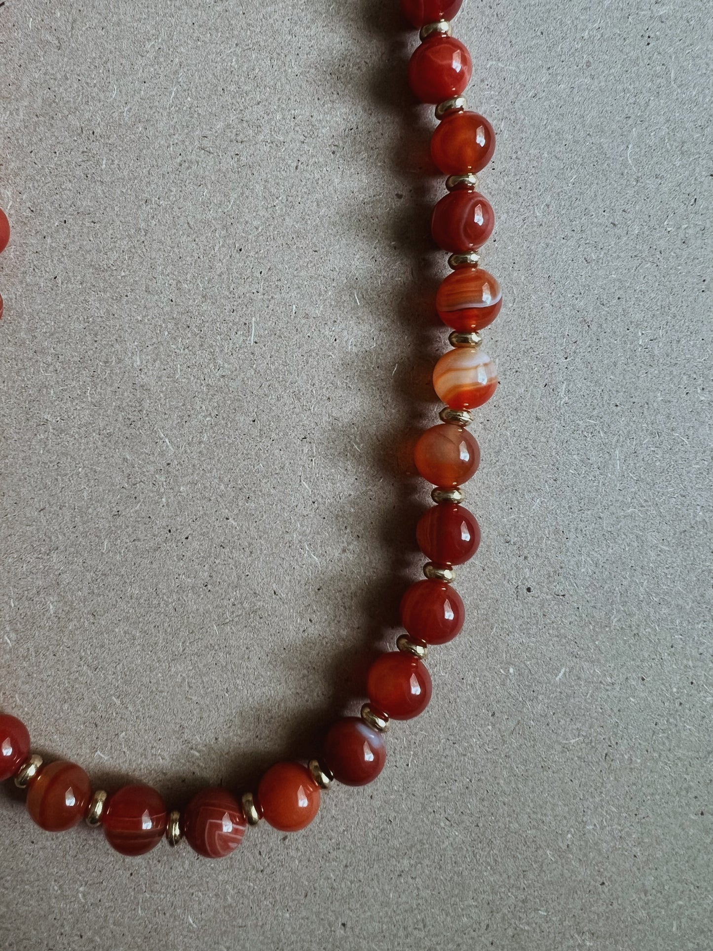 Desert Clay Beaded Necklace
