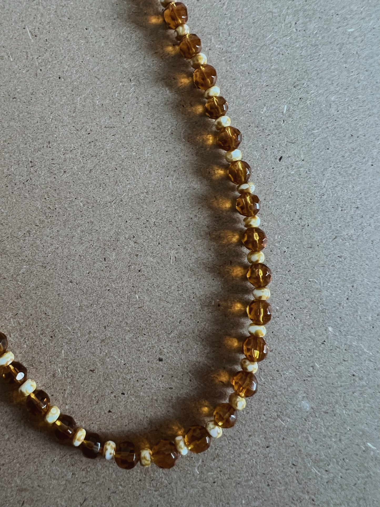 Honeycomb Beaded Necklace