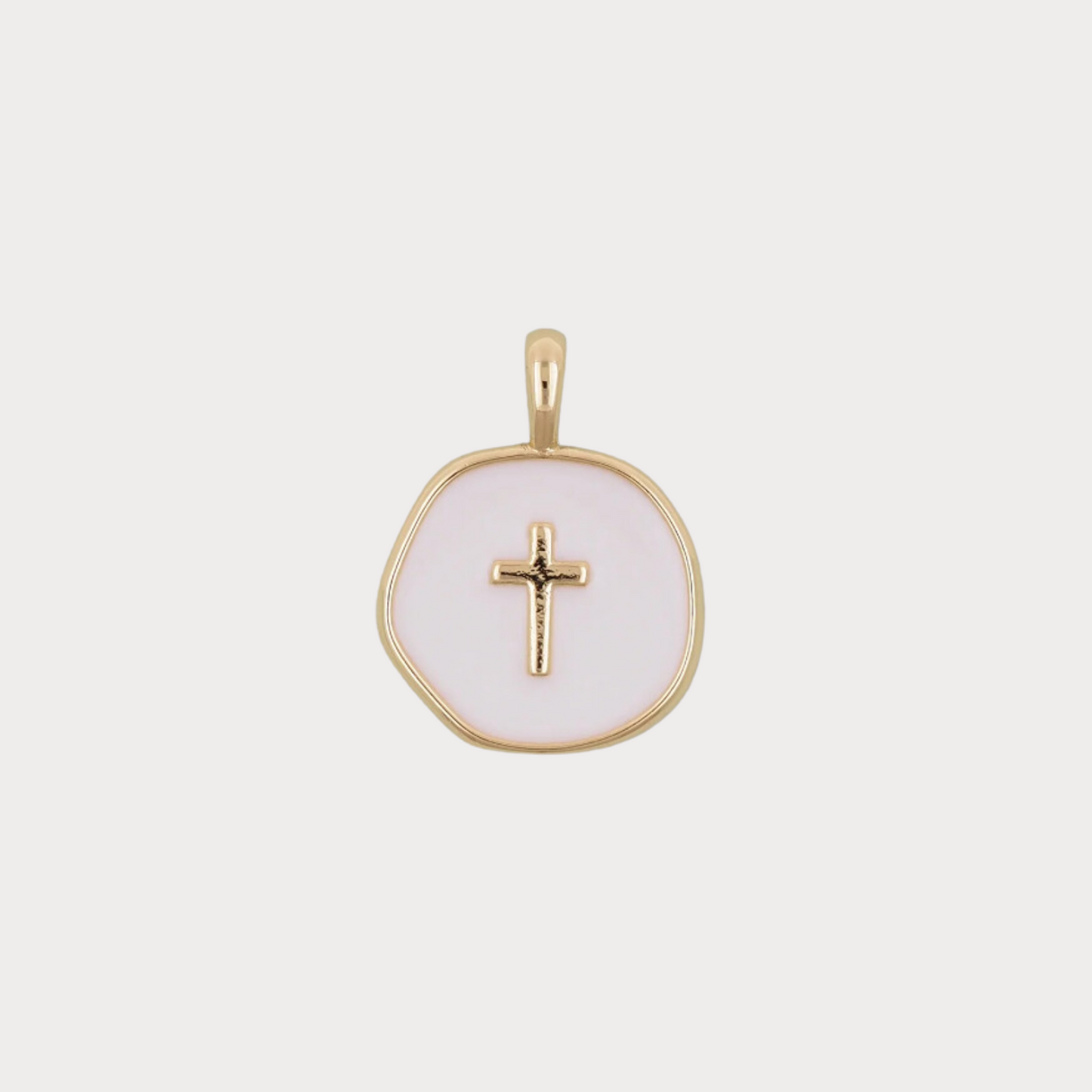 Enamel Cross Charm