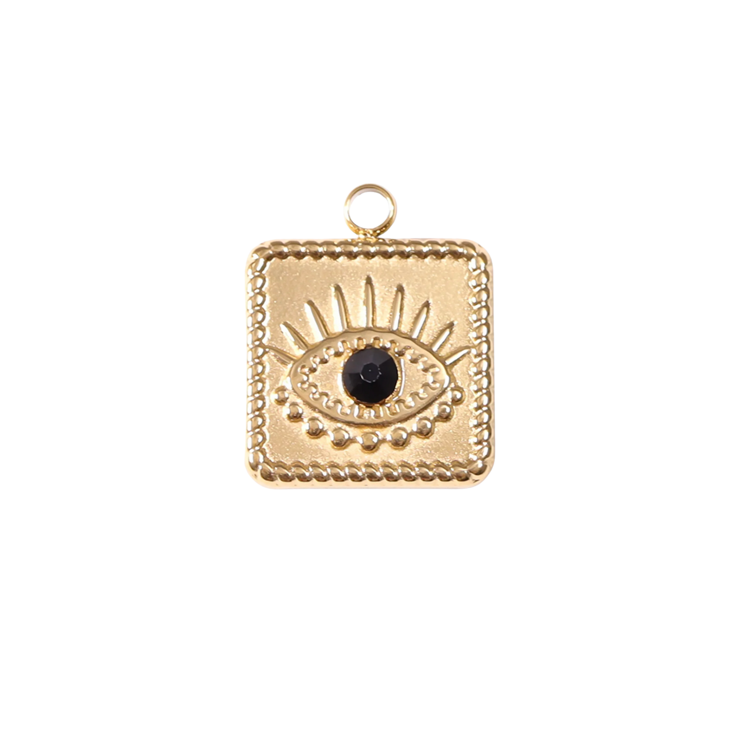 Square Evil Eye Charm