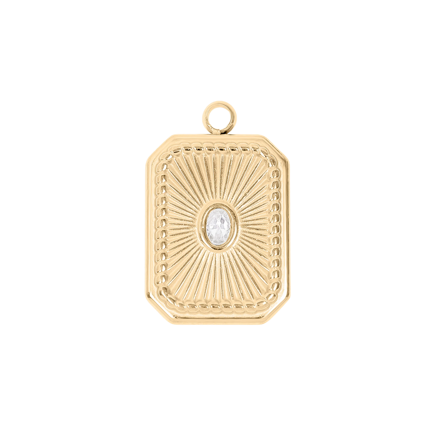 Sunburst Crystal Charm