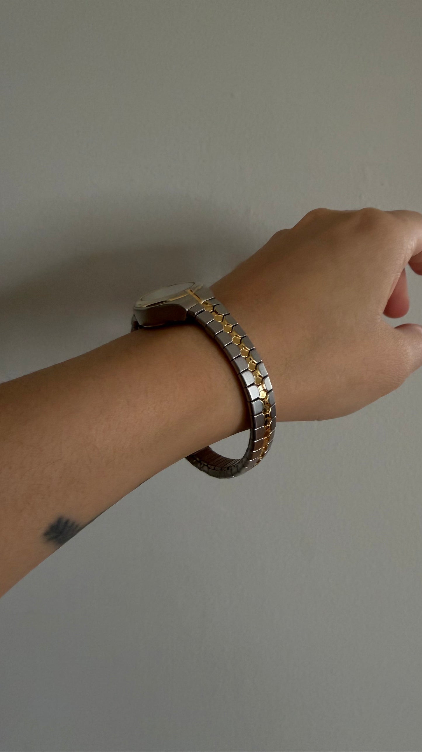Carriage Two-Tone Stretch Watch