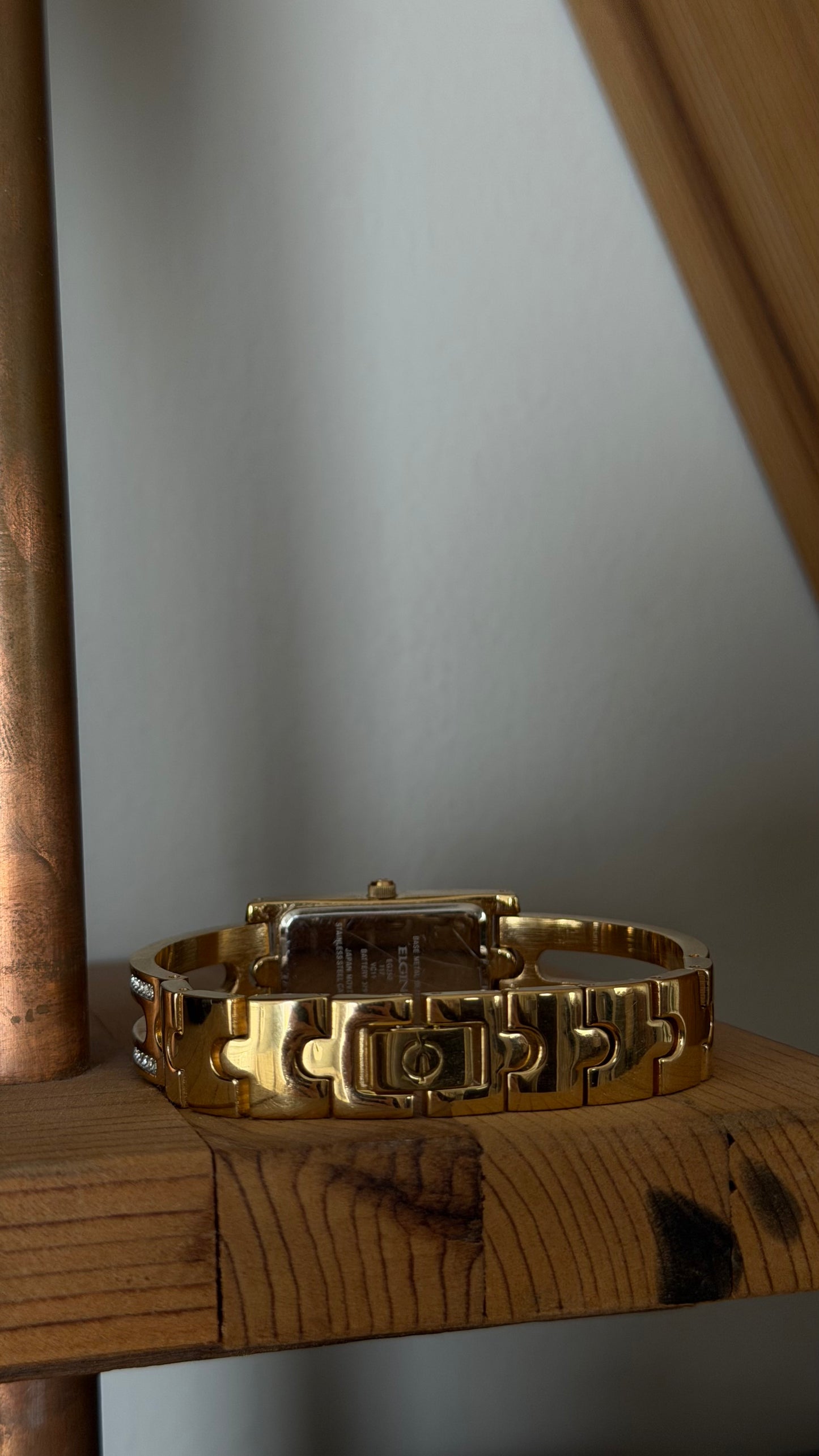 Vintage Elgin Crystal Bracelet Watch