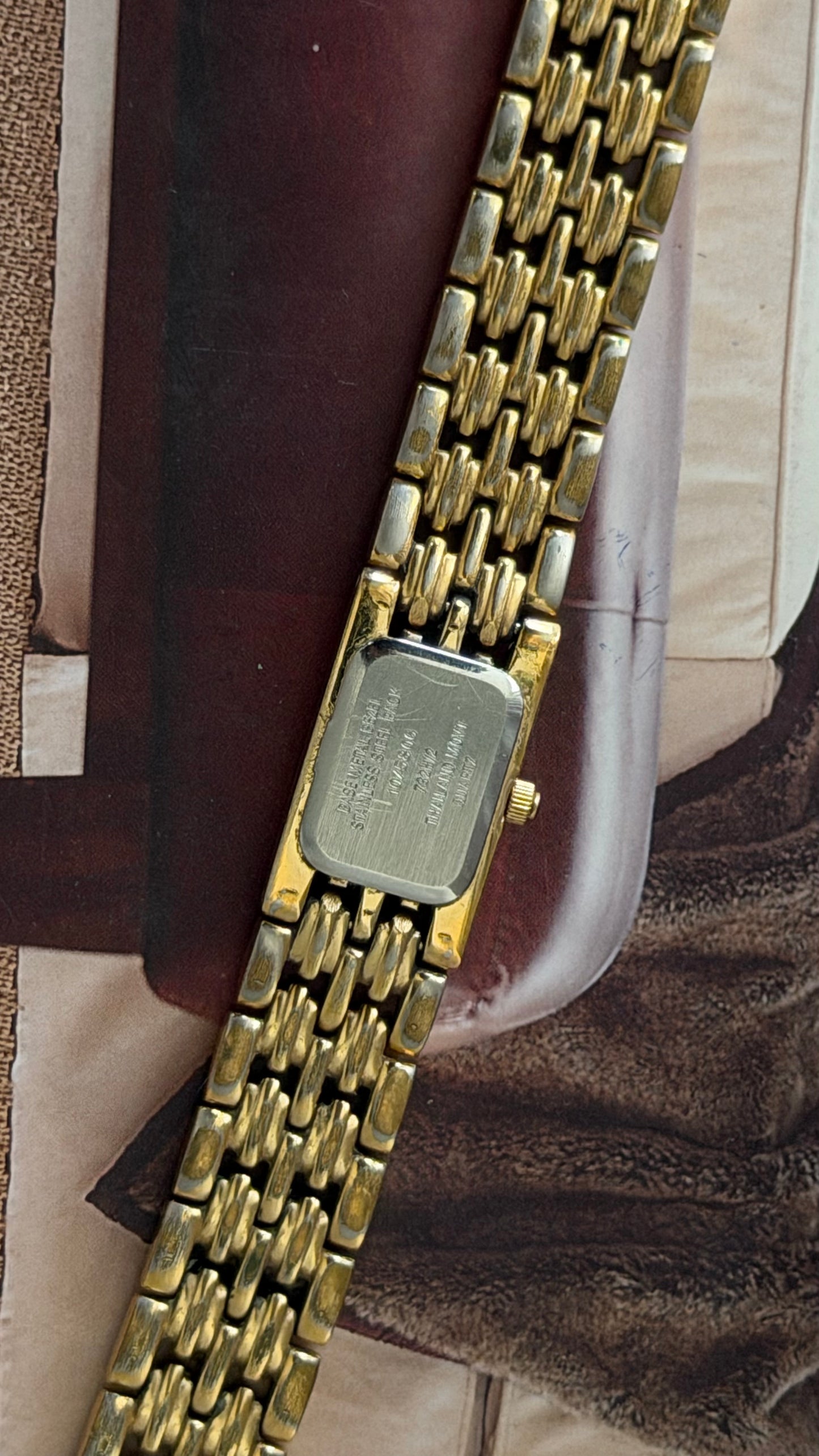 Vintage Anne Klein Gold Bracelet Watch