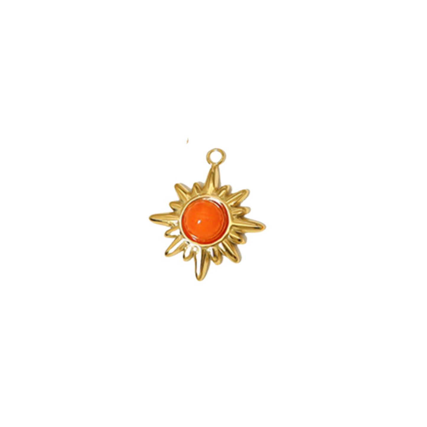 Orange Sun Charm