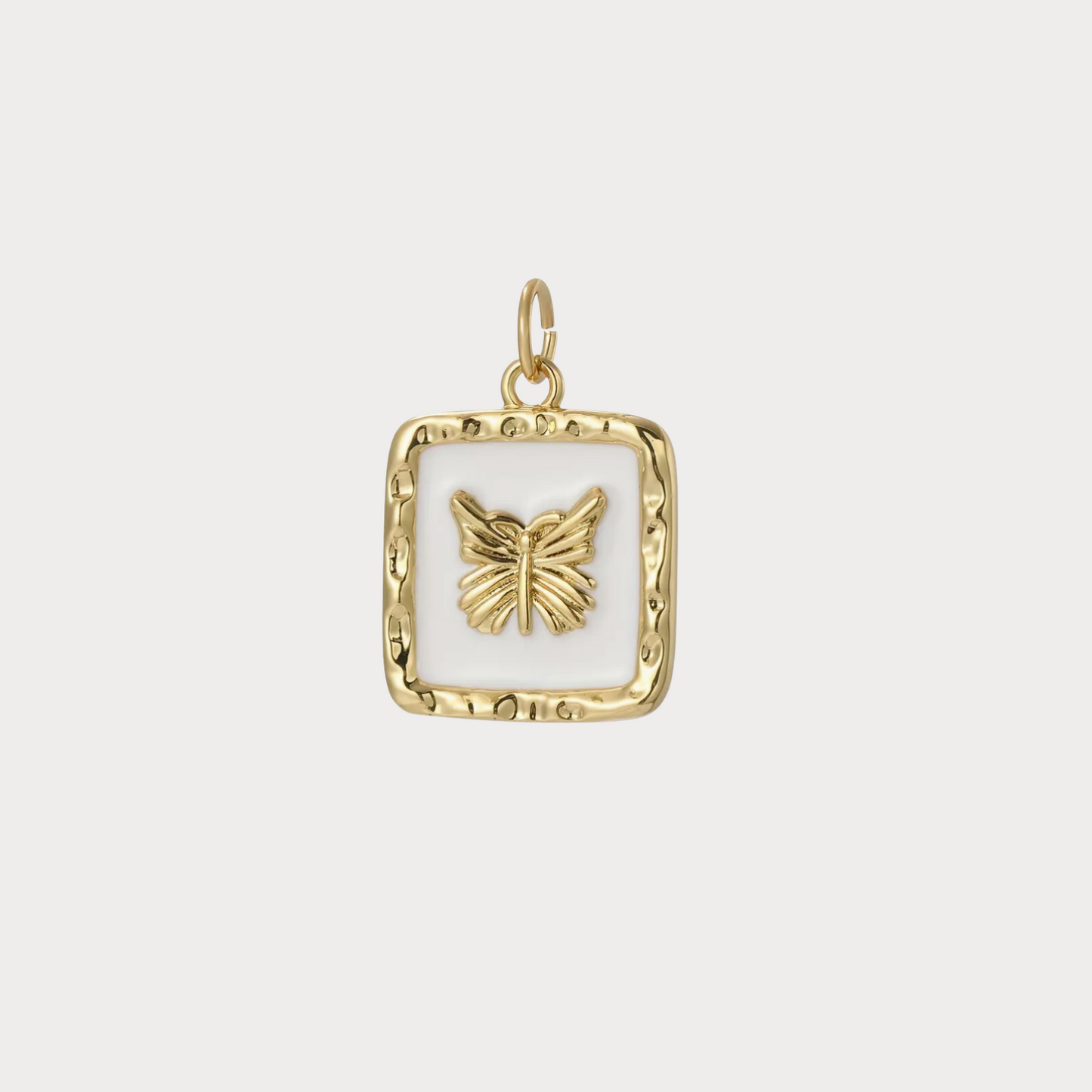 White Butterfly Charm
