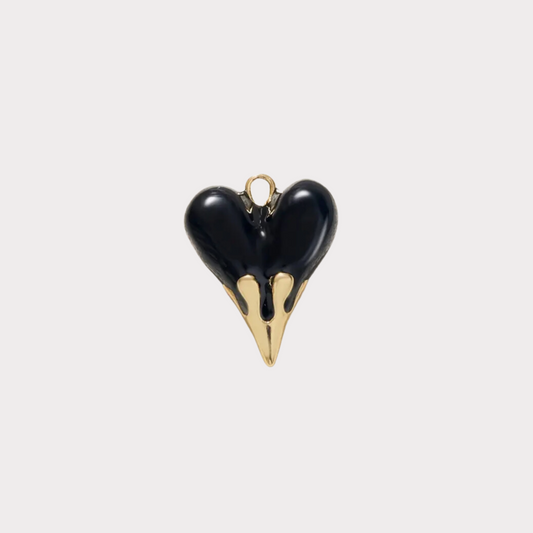 Black & Gold Heart