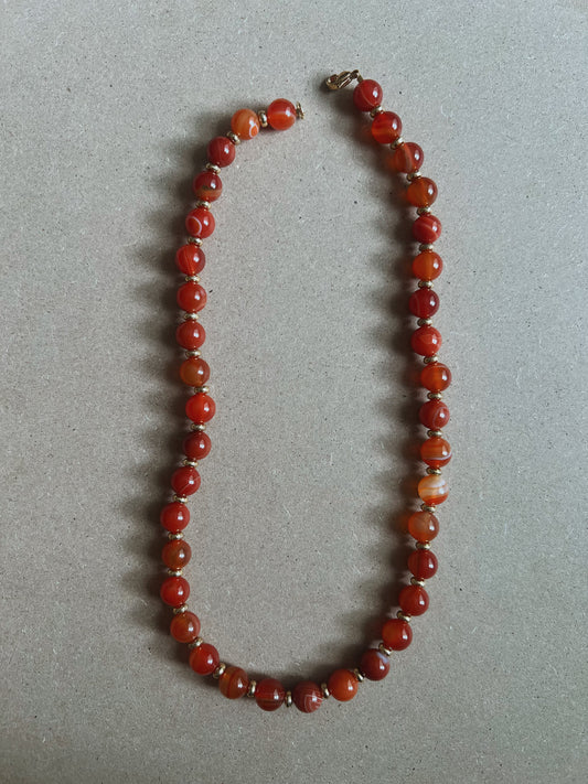 Desert Clay Beaded Necklace