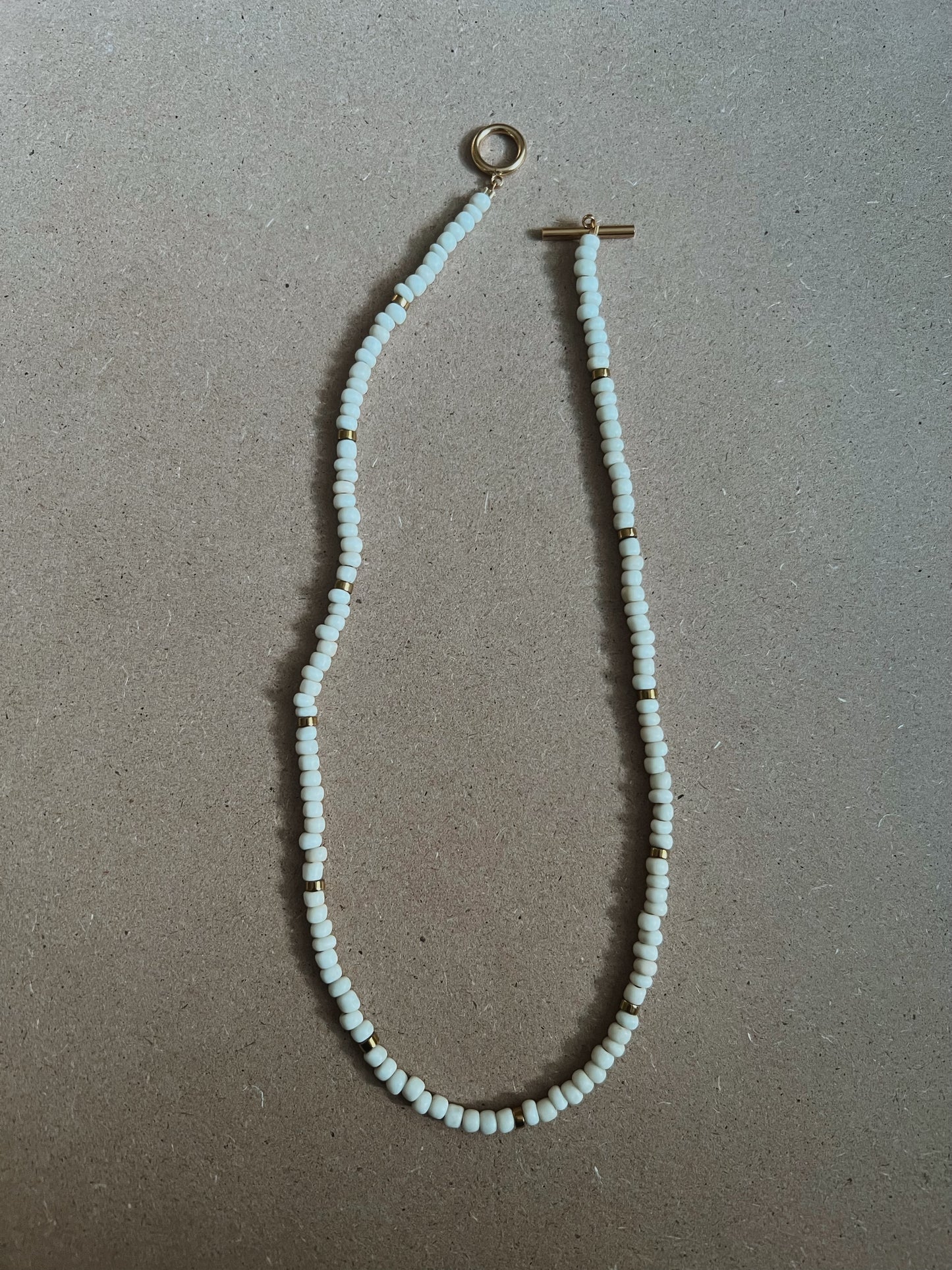 Vanilla Sky Beaded Necklace