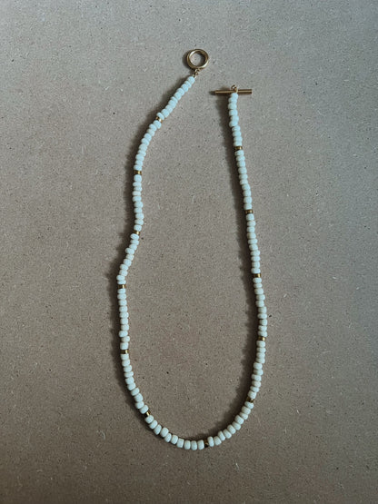 Vanilla Sky Beaded Necklace