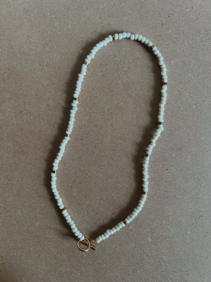 Vanilla Sky Beaded Necklace