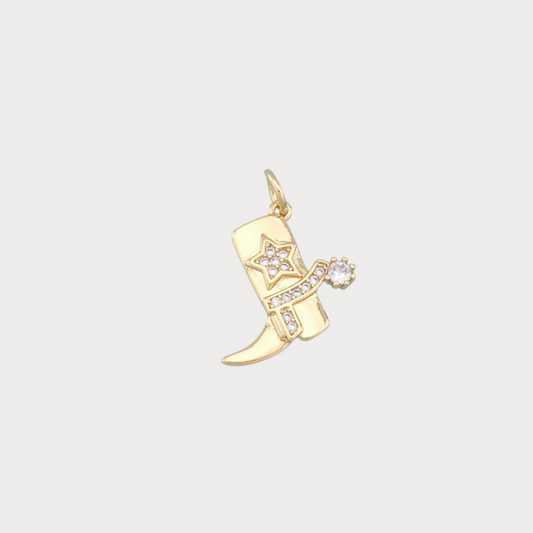Western Boot Charm