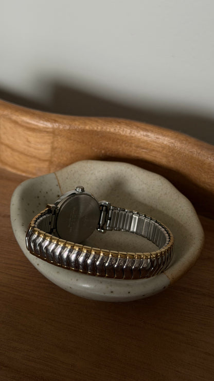 008 Timex Two-Tone Stretch Bracelet Watch