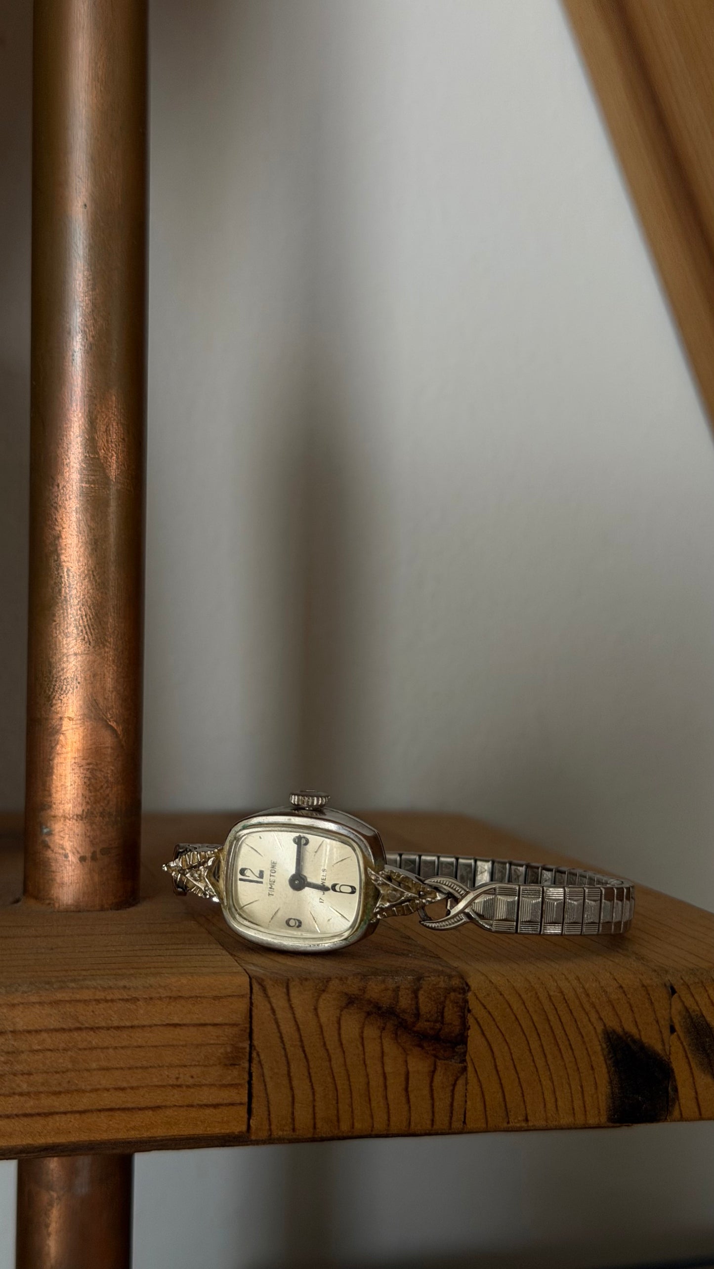 001 Vintage Time Tone 17 Jewel Mechanical Watch