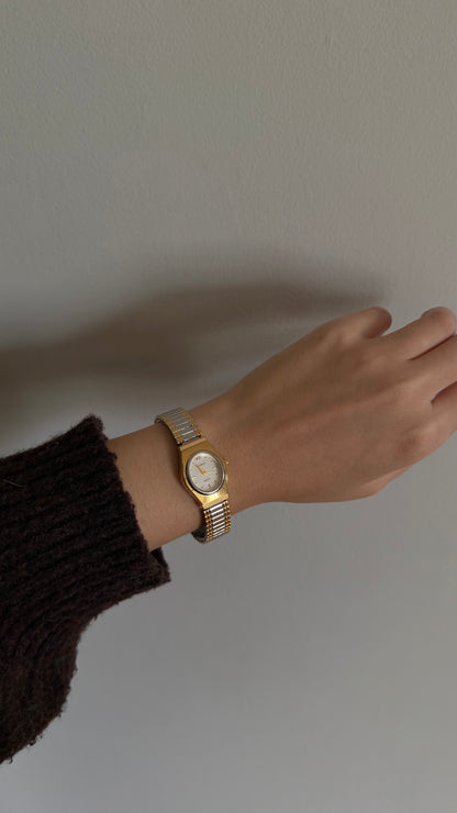 006 Vintage Armitron Two-Tone Stretch Watch