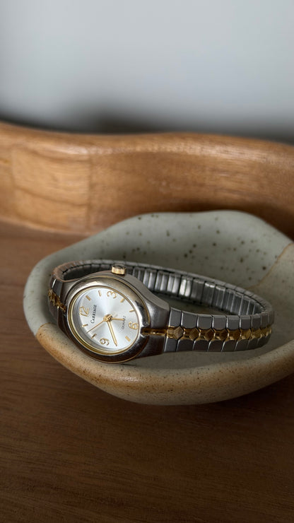 Carriage Two-Tone Stretch Watch