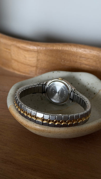Carriage Two-Tone Stretch Watch