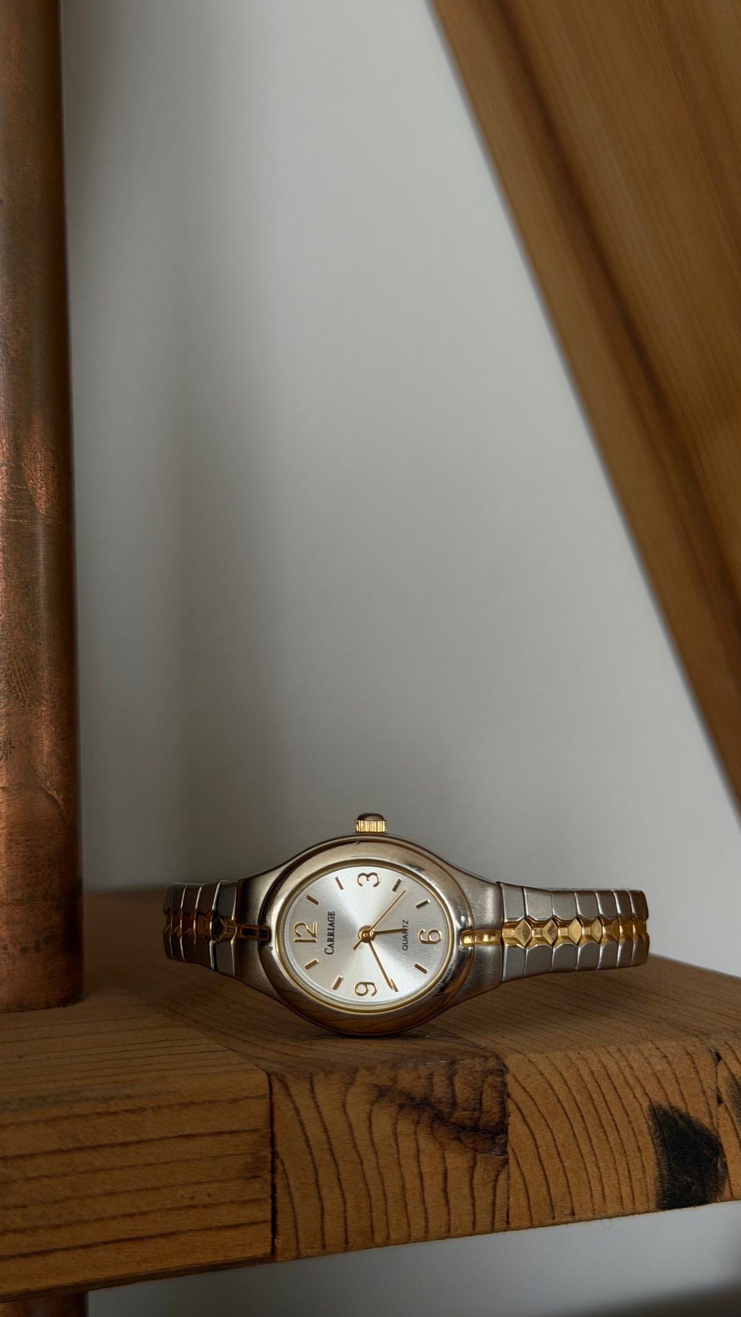 Carriage Two-Tone Stretch Watch