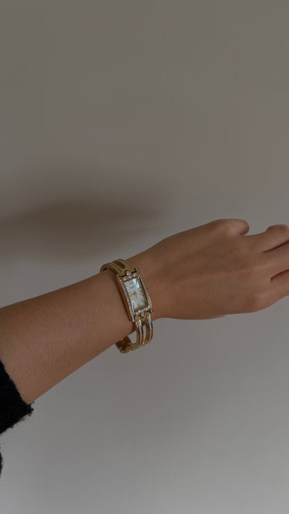 Vintage Elgin Crystal Bracelet Watch