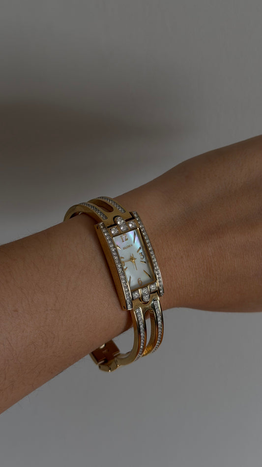 Vintage Elgin Crystal Bracelet Watch