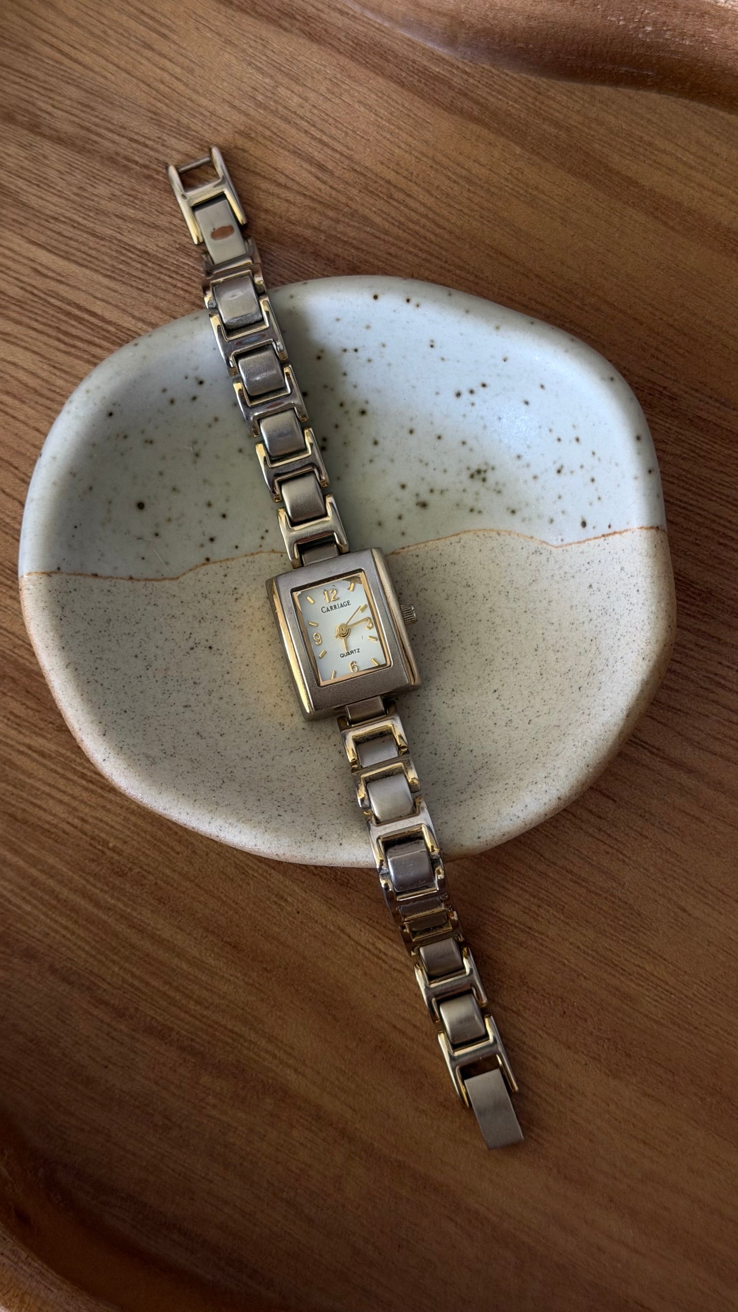 Vintage Carriage Quartz Bracelet Watch