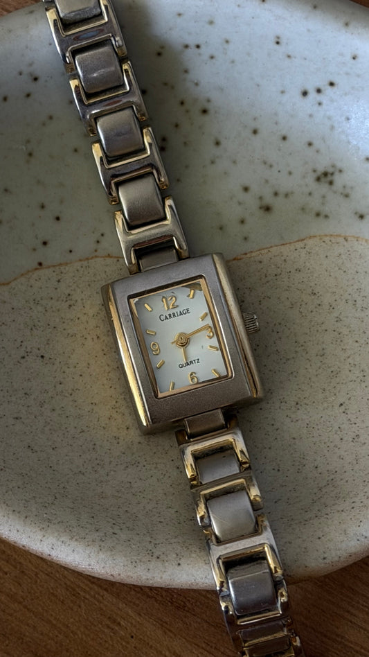 Vintage Carriage Quartz Bracelet Watch