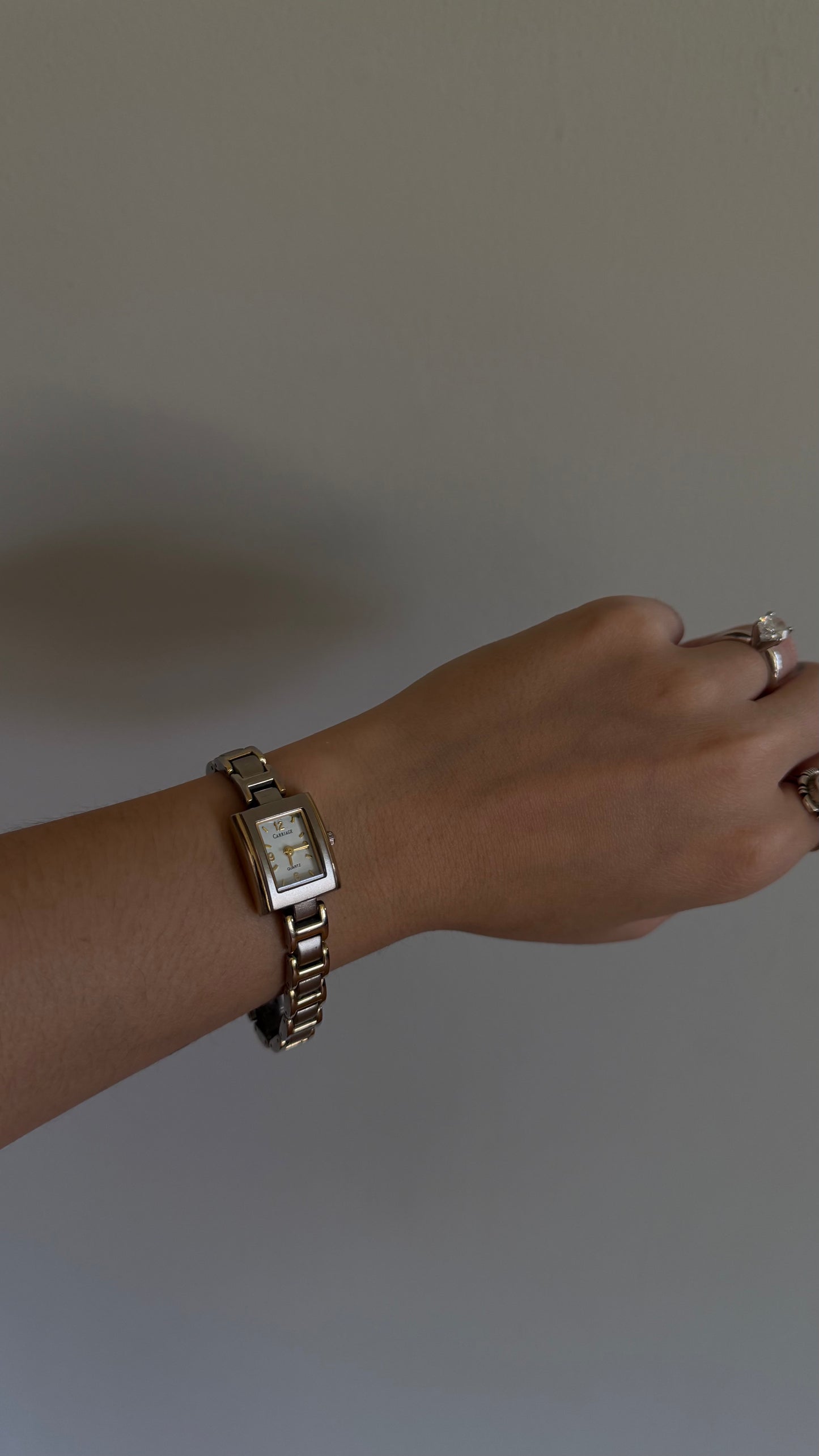Vintage Carriage Quartz Bracelet Watch
