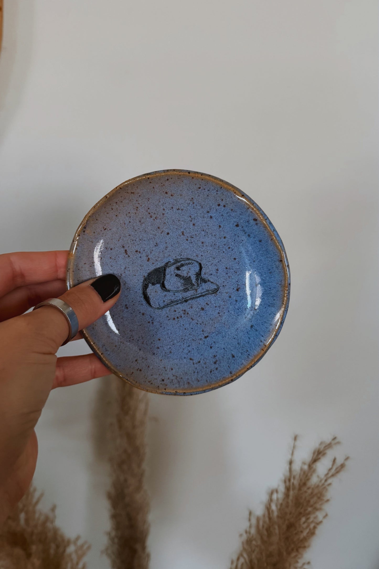Mini Stoneware Plates - Cowboy Hat