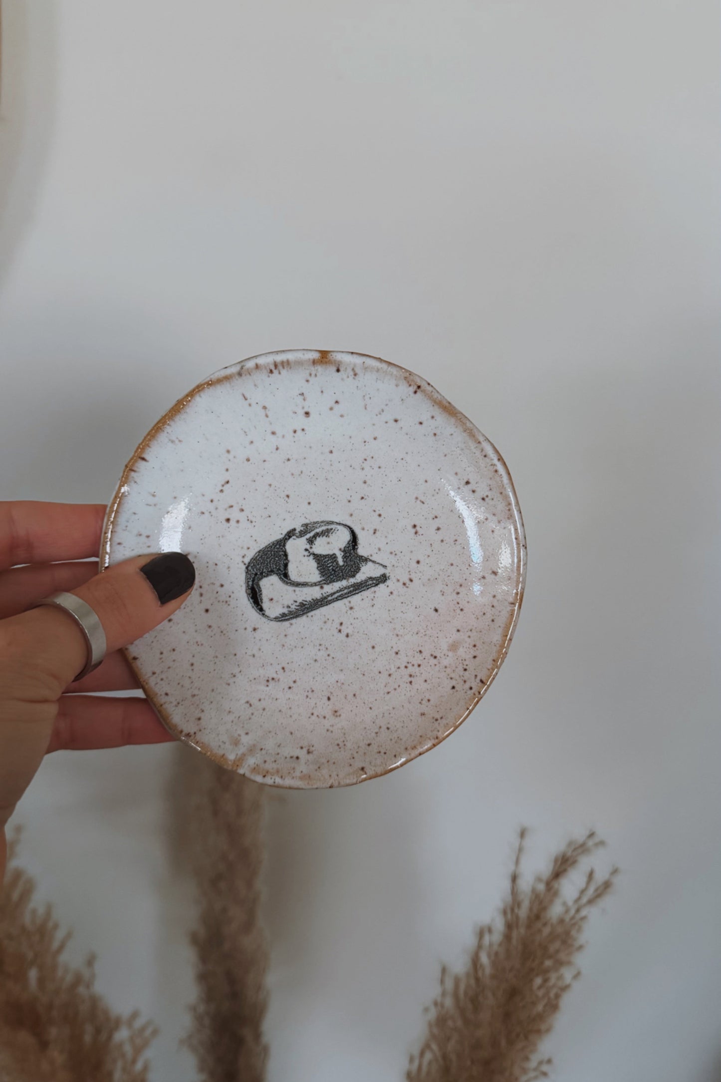 Mini Stoneware Plates - Cowboy Hat