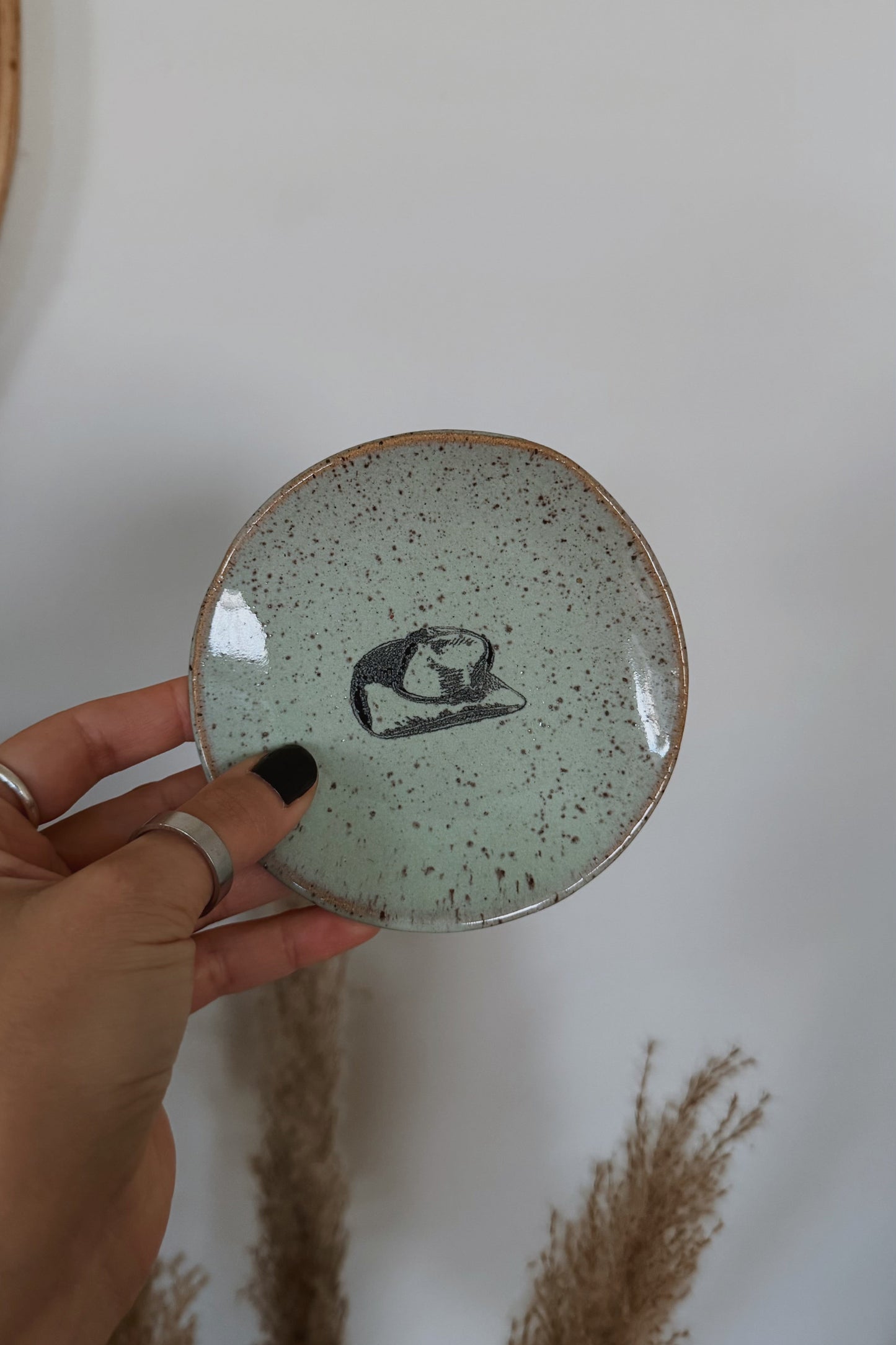 Mini Stoneware Plates - Cowboy Hat