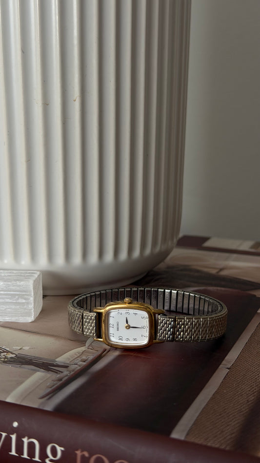 Vintage Seiko Two-Tone Stretch Watch