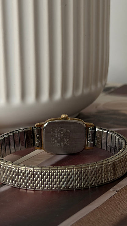 Vintage Seiko Two-Tone Stretch Watch