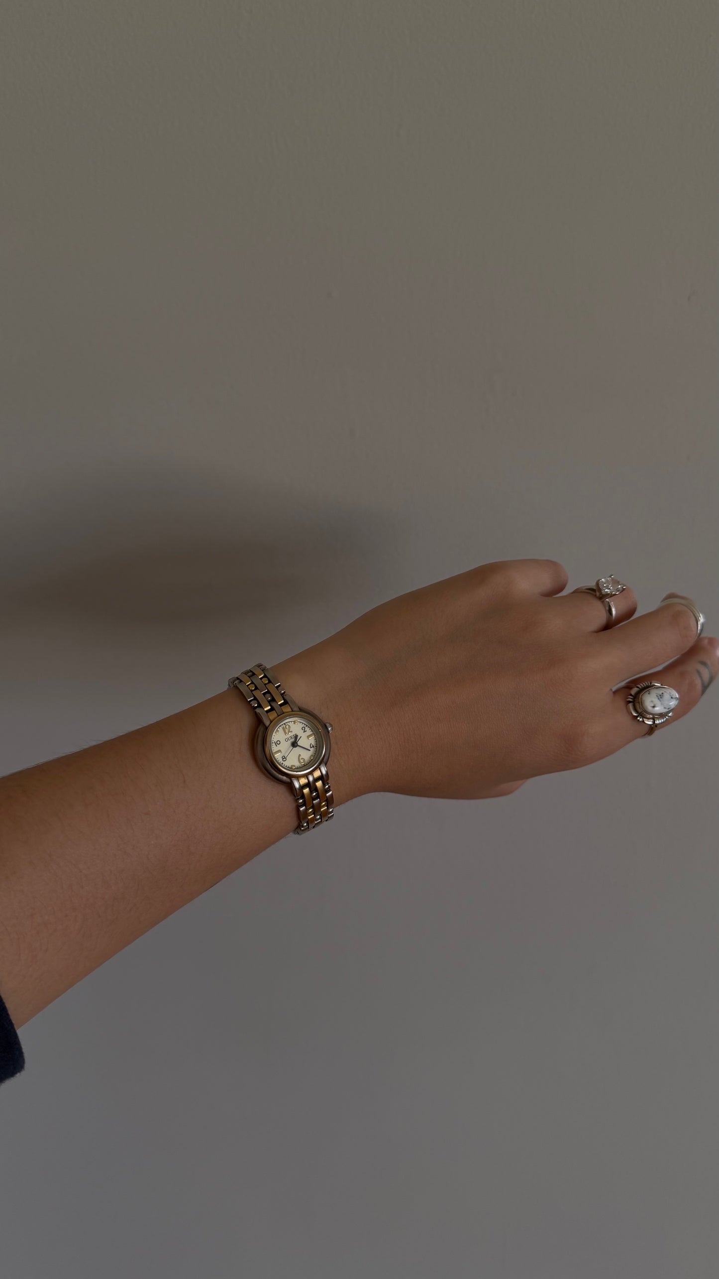 Vintage Guess Two-Tone Bracelet Watch