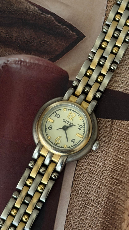 Vintage Guess Two-Tone Bracelet Watch