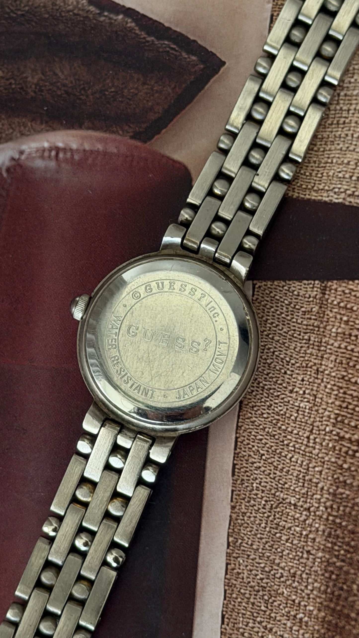 Vintage Guess Two-Tone Bracelet Watch
