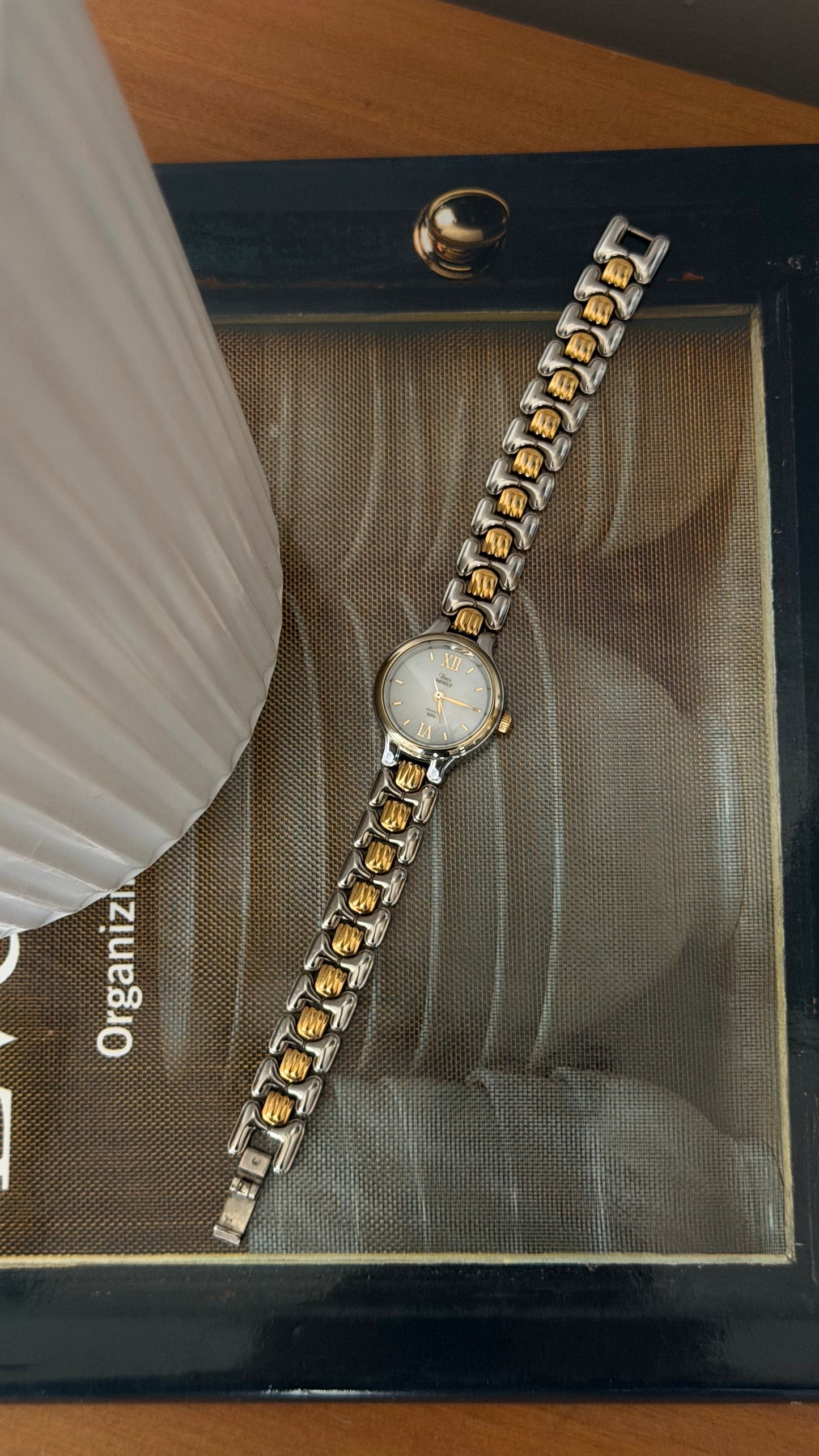 Vintage Timex Indiglo Two-Tone Watch