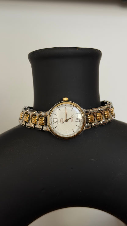 Vintage Timex Indiglo Two-Tone Watch