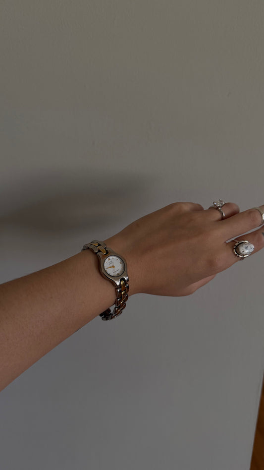 Vintage Anne Klein II Two-Tone Watch