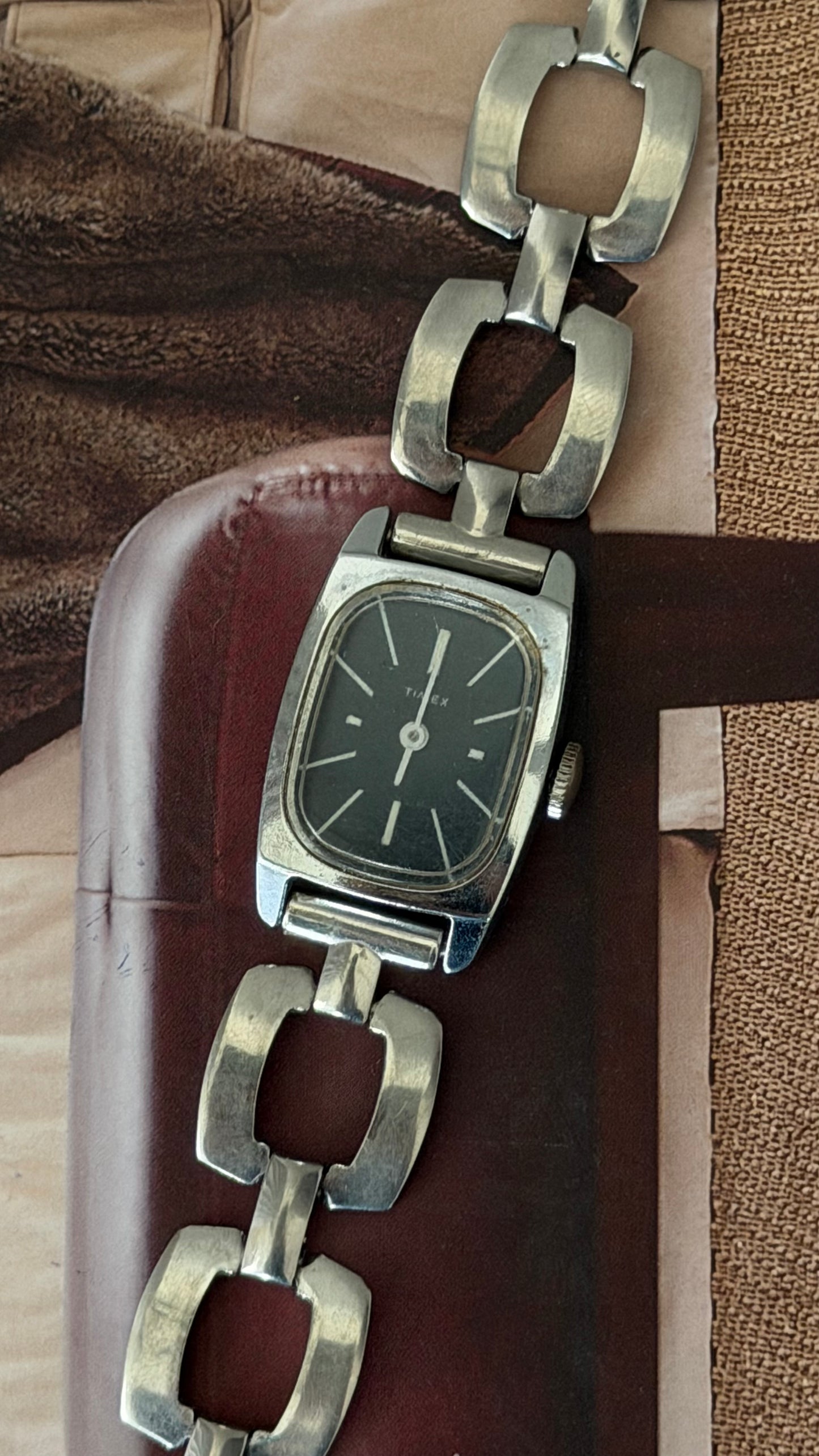 Vintage Timex Mechanical Link Watch