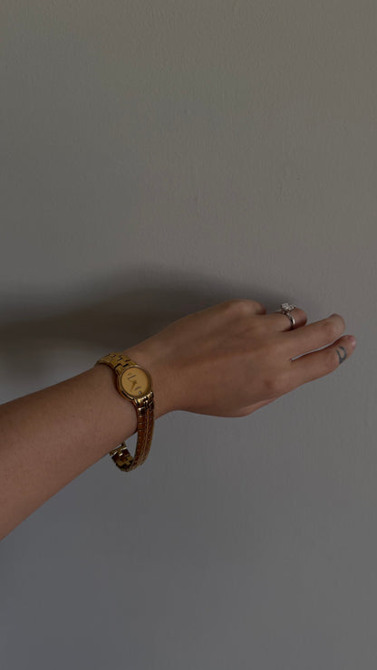 Vintage Garsedina Gold Watch