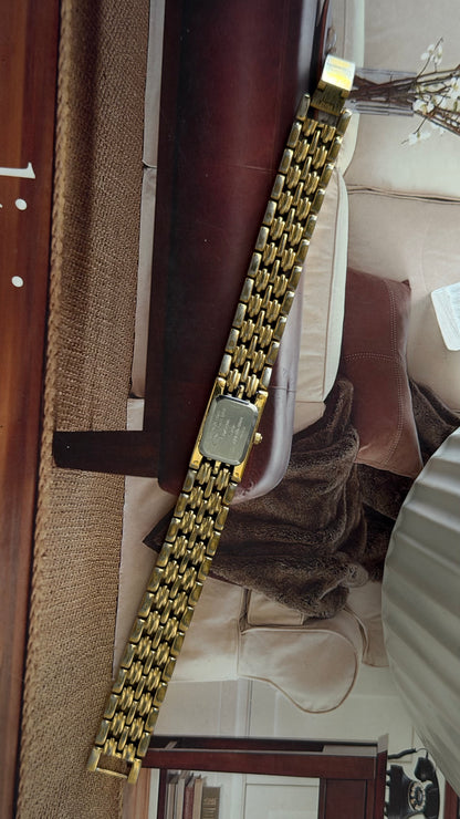 Vintage Anne Klein Gold Bracelet Watch