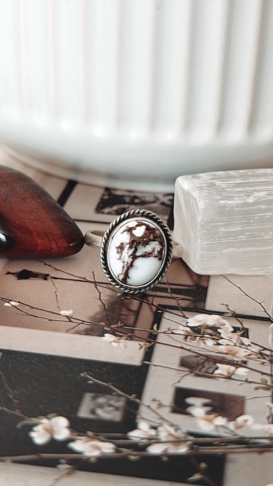 Size 7 Wild Horse Jasper Ring