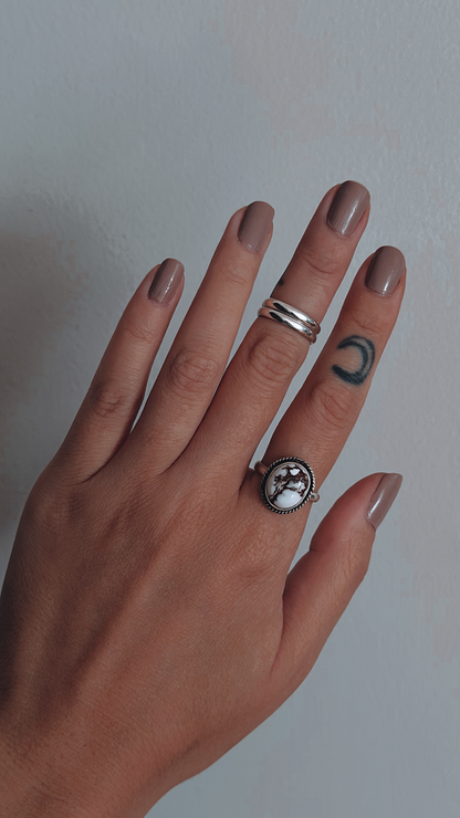Size 7 Wild Horse Jasper Ring