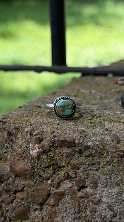 Size 4.5 Natural Turquoise Ring