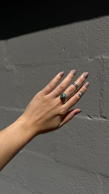 Size 6 Natural Turquoise Ring