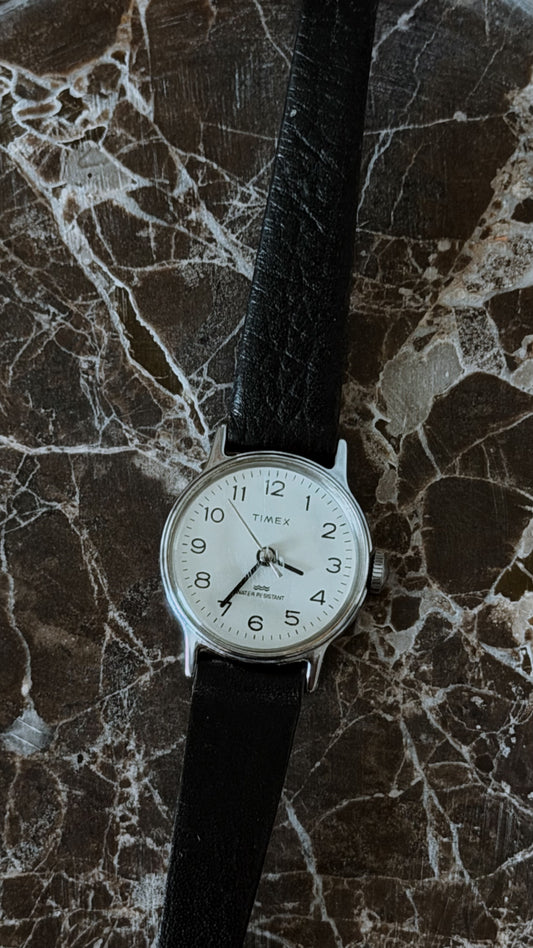 Vintage Timex Leather Band Watch