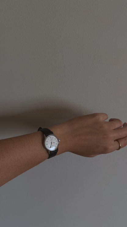 Vintage Timex Leather Band Watch