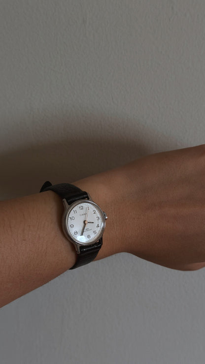 Vintage Timex Leather Band Watch